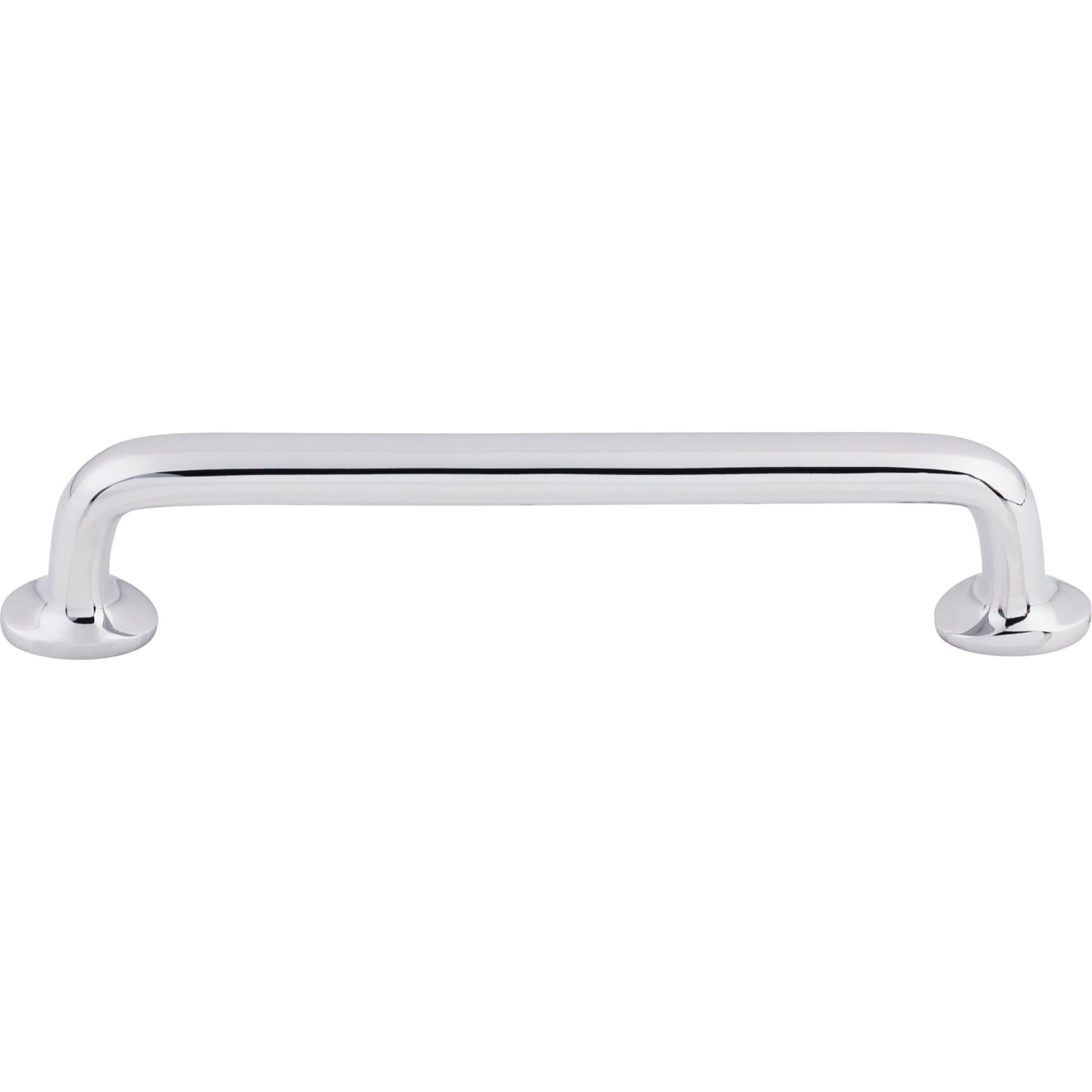 Top Knobs M1991 Rounded 6 Center To Center Handle Cabinet Pull From The Aspen Ii Series Polished Chrome
