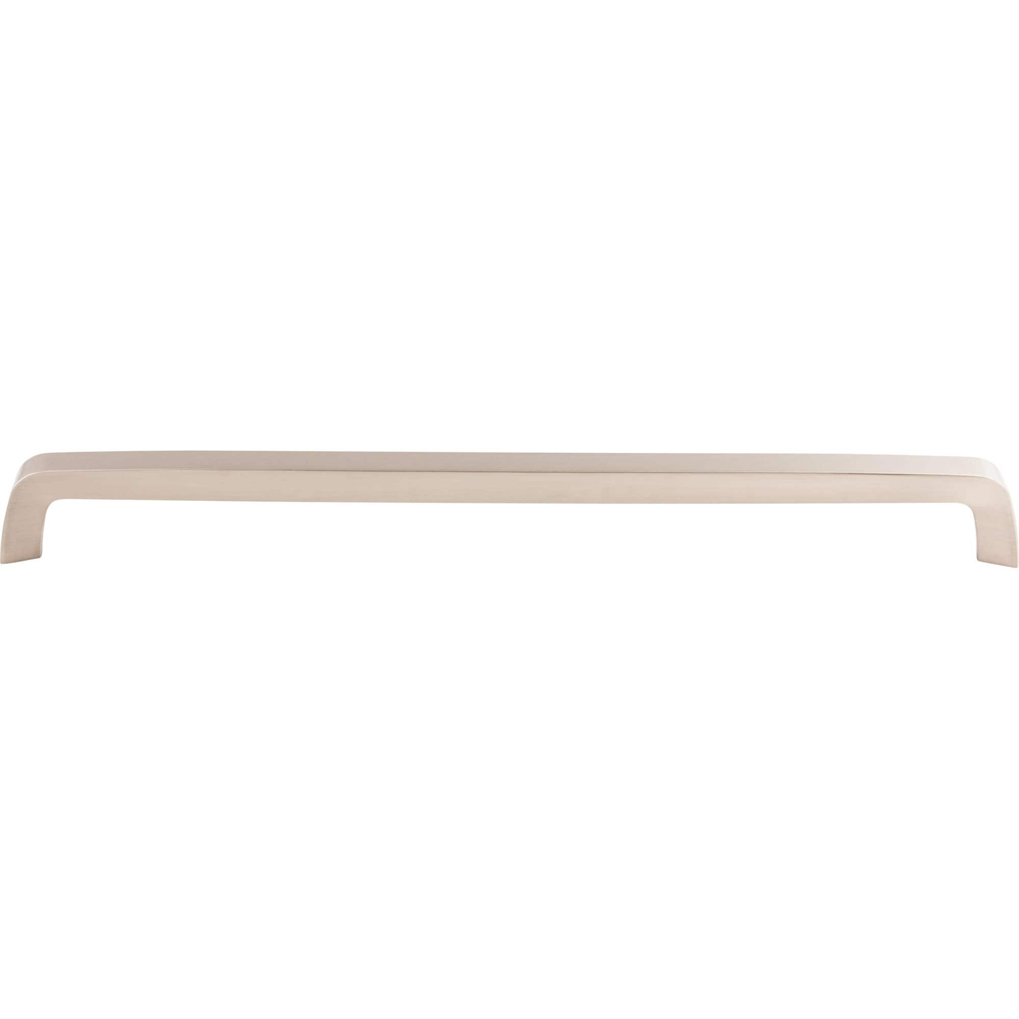 Top Knobs M2108 Tapered 12 5 8 Center To Center Handle Cabinet Pull From The Nouveau Iii Series Brushed Satin Nickel