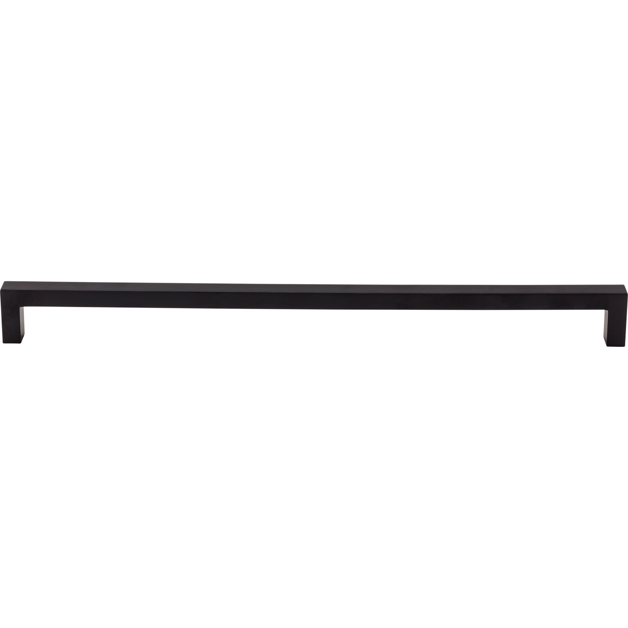 Top Knobs M2138 Square 12 5 8 Center To Center Handle Cabinet Pull From The Nouveau Iii Series Flat Black N A