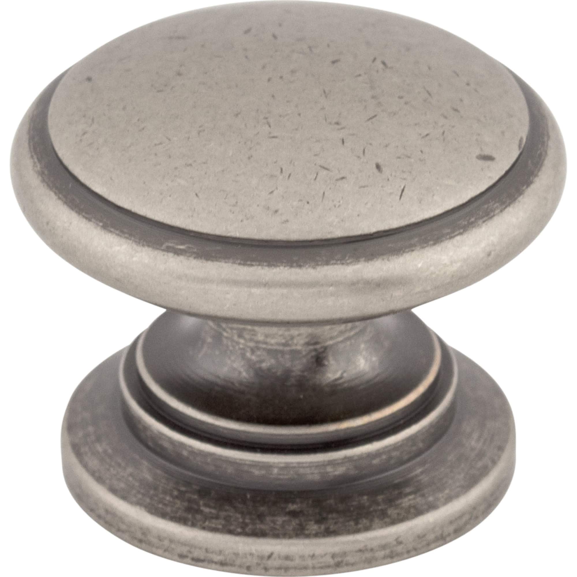 Top Knobs M354 Ray 1 1 4 Diameter Mushroom Cabinet Knob From The Somerset Ii Series Pewter Antique
