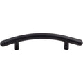 Top Knobs M535 Curved 3 3 4 Center To Center Bar Cabinet Pull From The Nouveau Series Flat Black