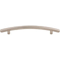 Top Knobs M536 Curved 6 5 16 Center To Center Bar Cabinet Pull From The Nouveau Series Brushed Satin Nickel