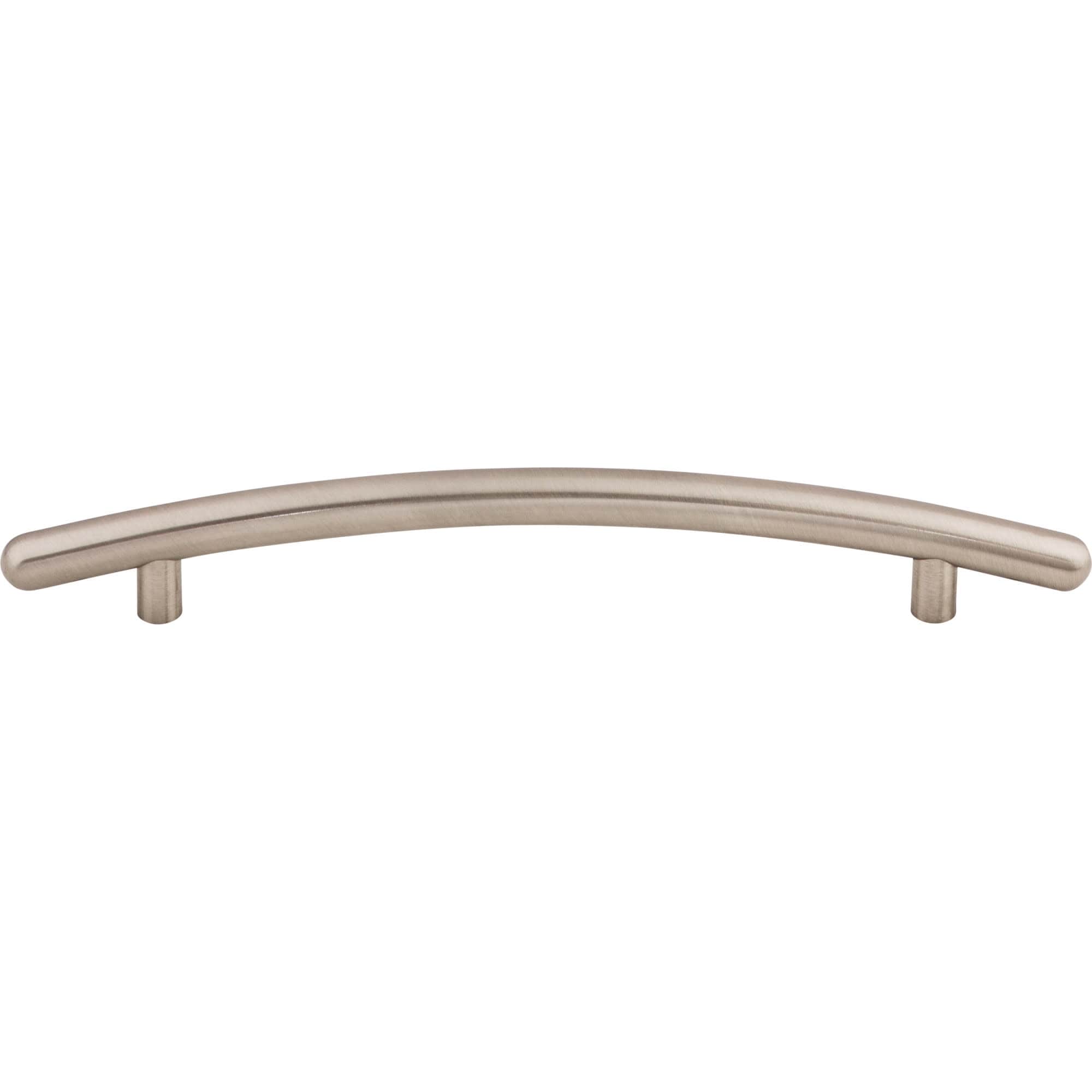 Top Knobs M536 Curved 6 5 16 Center To Center Bar Cabinet Pull From The Nouveau Series Brushed Satin Nickel