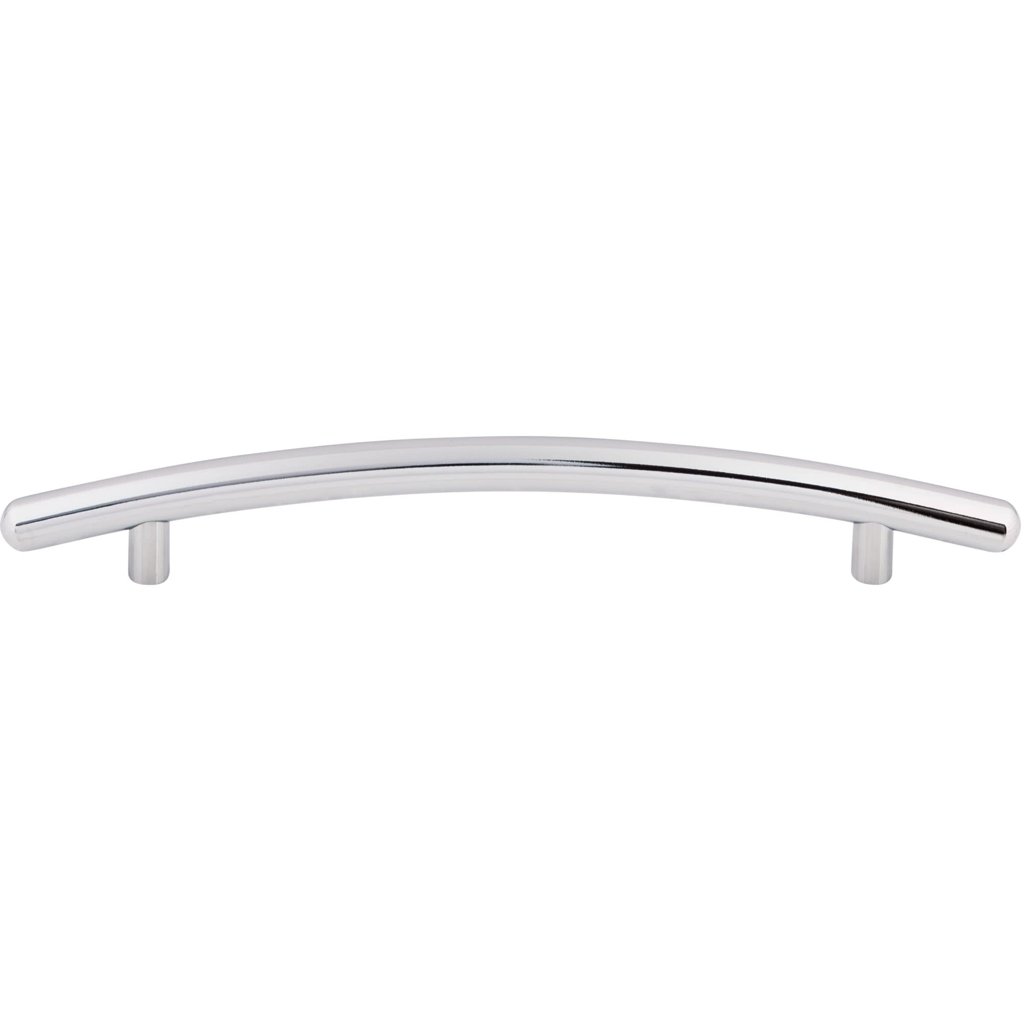 Top Knobs M537 Curved 6 5 16 Center To Center Bar Cabinet Pull From The Nouveau Series Polished Chrome