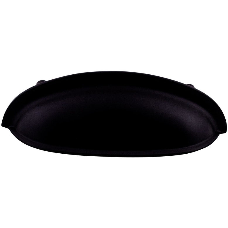 Top Knobs M362 Somerset 3 Center To Center Cup Cabinet Pull Flat Black