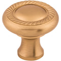Top Knobs M1584 Swirl Cut 1 3 8 Diameter Mushroom Cabinet Knob From The Somerset Ii Series Brushed Bronze