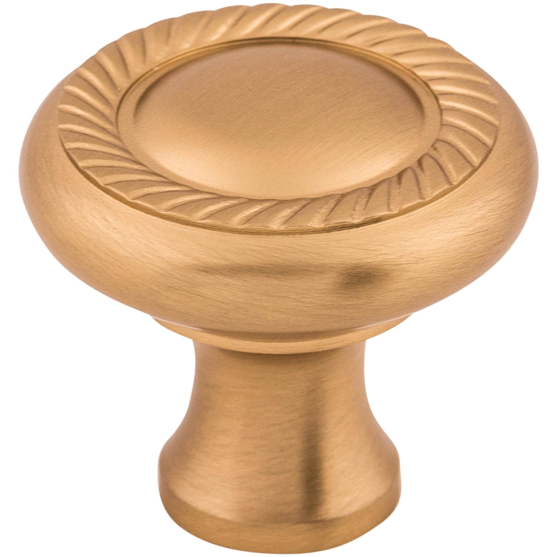 Top Knobs M1584 Swirl Cut 1 3 8 Diameter Mushroom Cabinet Knob From The Somerset Ii Series Brushed Bronze