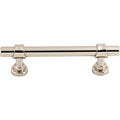 Top Knobs M1289 Bit 3 3 4 Center To Center Bar Cabinet Pull From The Asbury Series Polished Nickel
