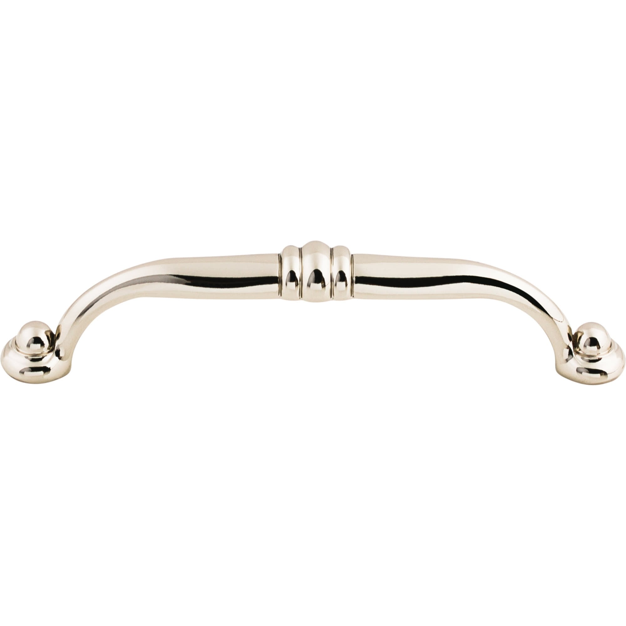 Top Knobs M1297 Voss 5 128 Mm Center To Center Handle Cabinet Pull From The Asbury Series Polished Nickel