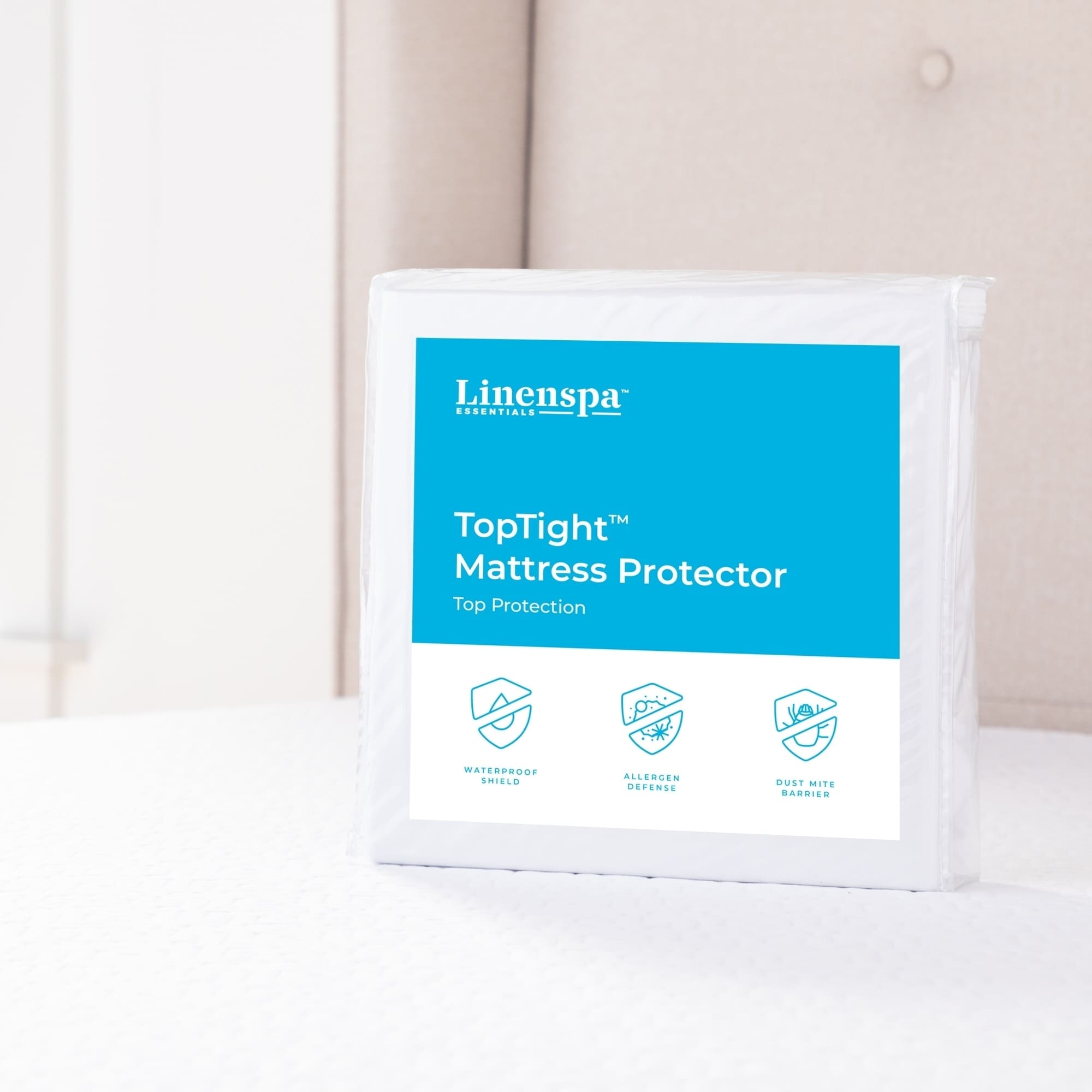 Linenspa Premium Hypoallergenic 100 Percent Waterproof Mattress Protector