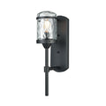Torch 17 High 1 Light Outdoor Sconce Charcoal Black 17 Inch Tall