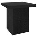 Torren 22 Wide Square Fluted Side Table 22 Wide