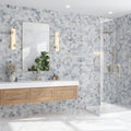 Toscana 12X10 In. Light Gray Honed Calacatta Bluette Hexagon Mosaic Wall And Floor Tile 4.38 Sq Ft Case 5 Pack