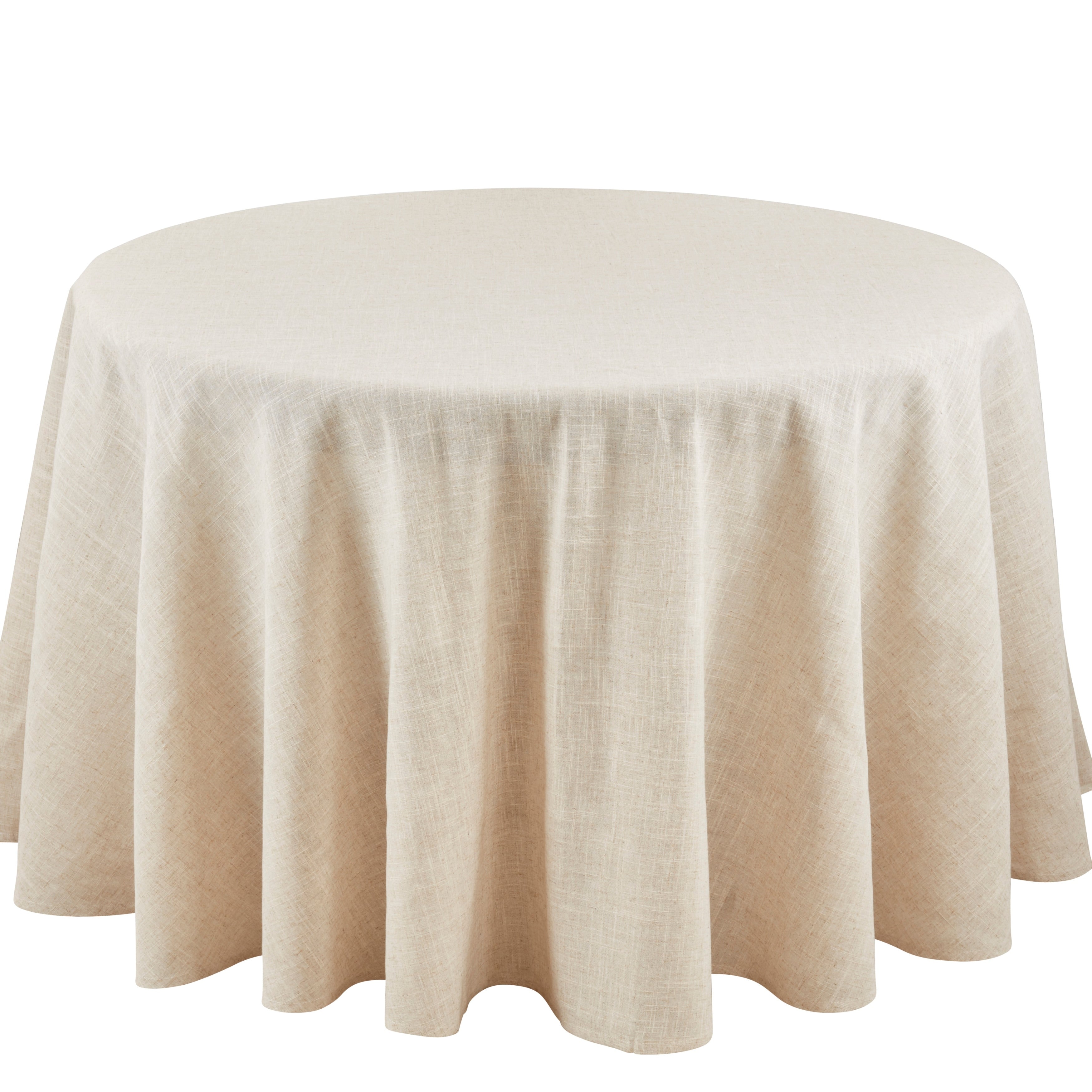 Toscana Natural Round Tablecloth