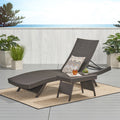 Toscana Outdoor 2 Piece Wicker Adjustable Chaise Lounge Set By Christopher Knight Home