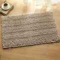 Totti Havana Beige Microfiber Chenille 19.6 X 31.5 Bathroom Mat