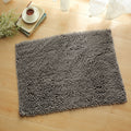 Totti Havana Dark Gray Microfiber Chenille 20 X 30 Bathroom Mat