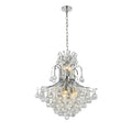 Elegant Lighting Chrome Royal Cut Crystal Clear 22 Inch Hanging 11 Light Chandelier