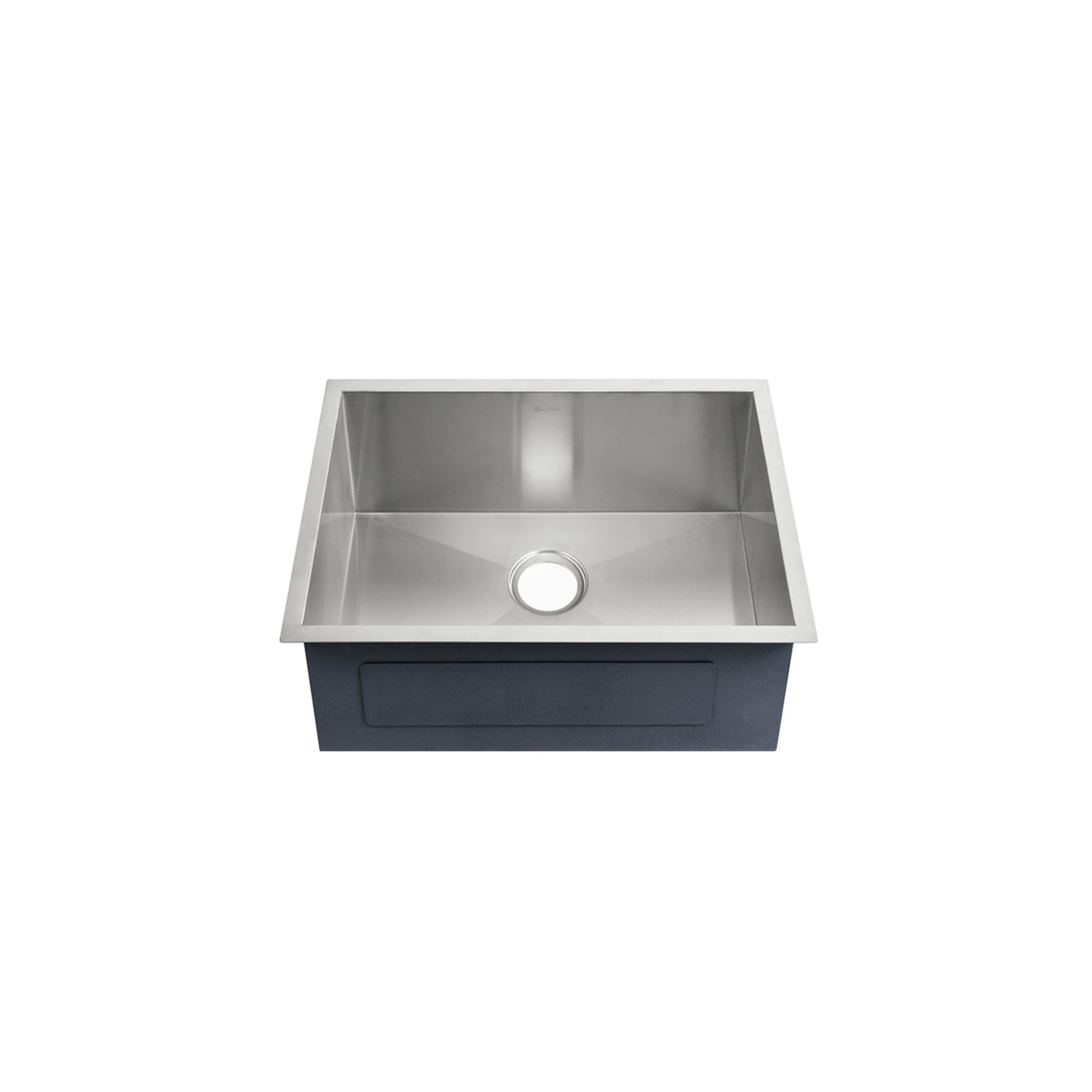 Plaisir 21 X 18 Stainless Steel Single Basin Undermount Kitchen Sink