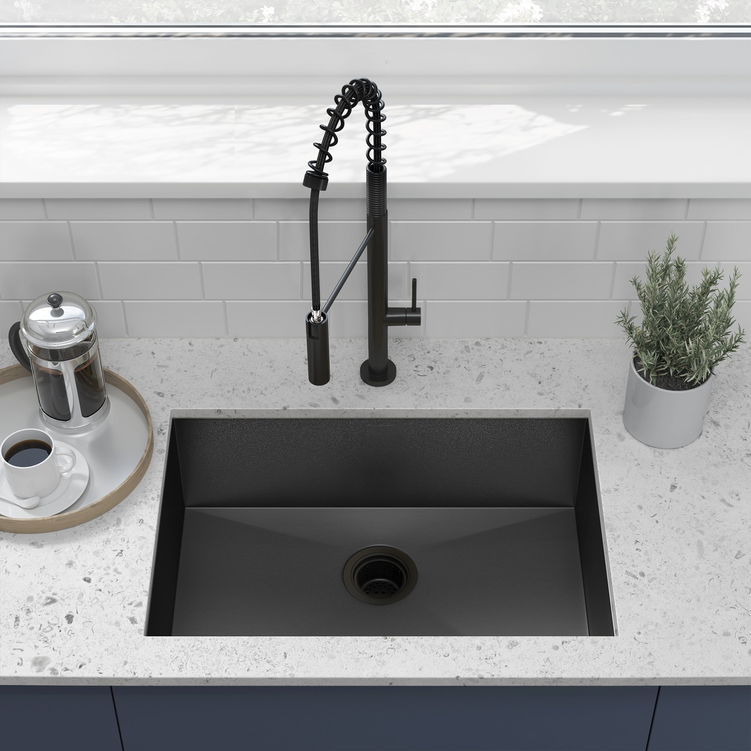 Plaisir 26 X 18 Stainless Steel Single Basin Undermount Kitchen Sink