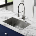 Plaisir 27 X 19 Stainless Steel Single Basin Undermount Kitchen Sink