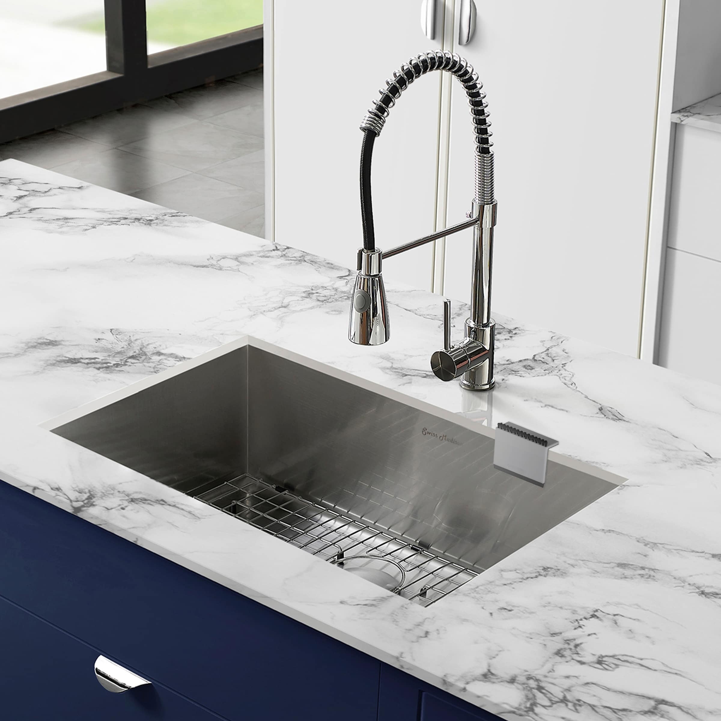 Plaisir 27 X 19 Stainless Steel Single Basin Undermount Kitchen Sink