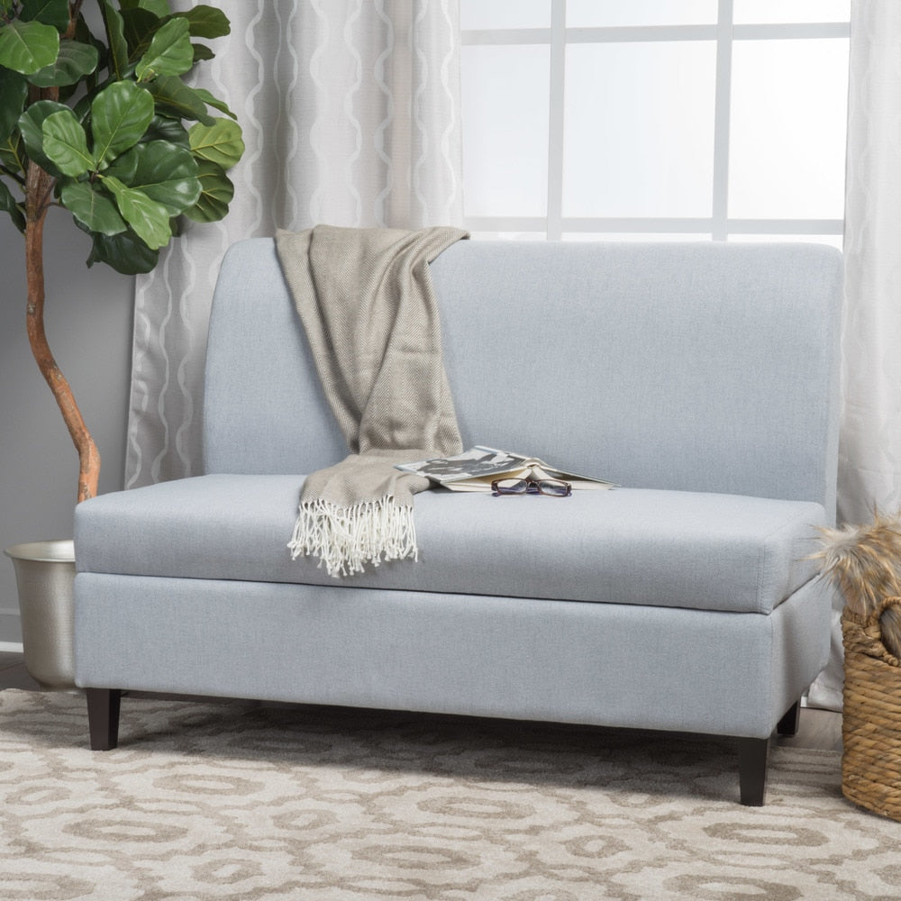 Tovah Fabric Storage Loveseat By Christopher Knight Home