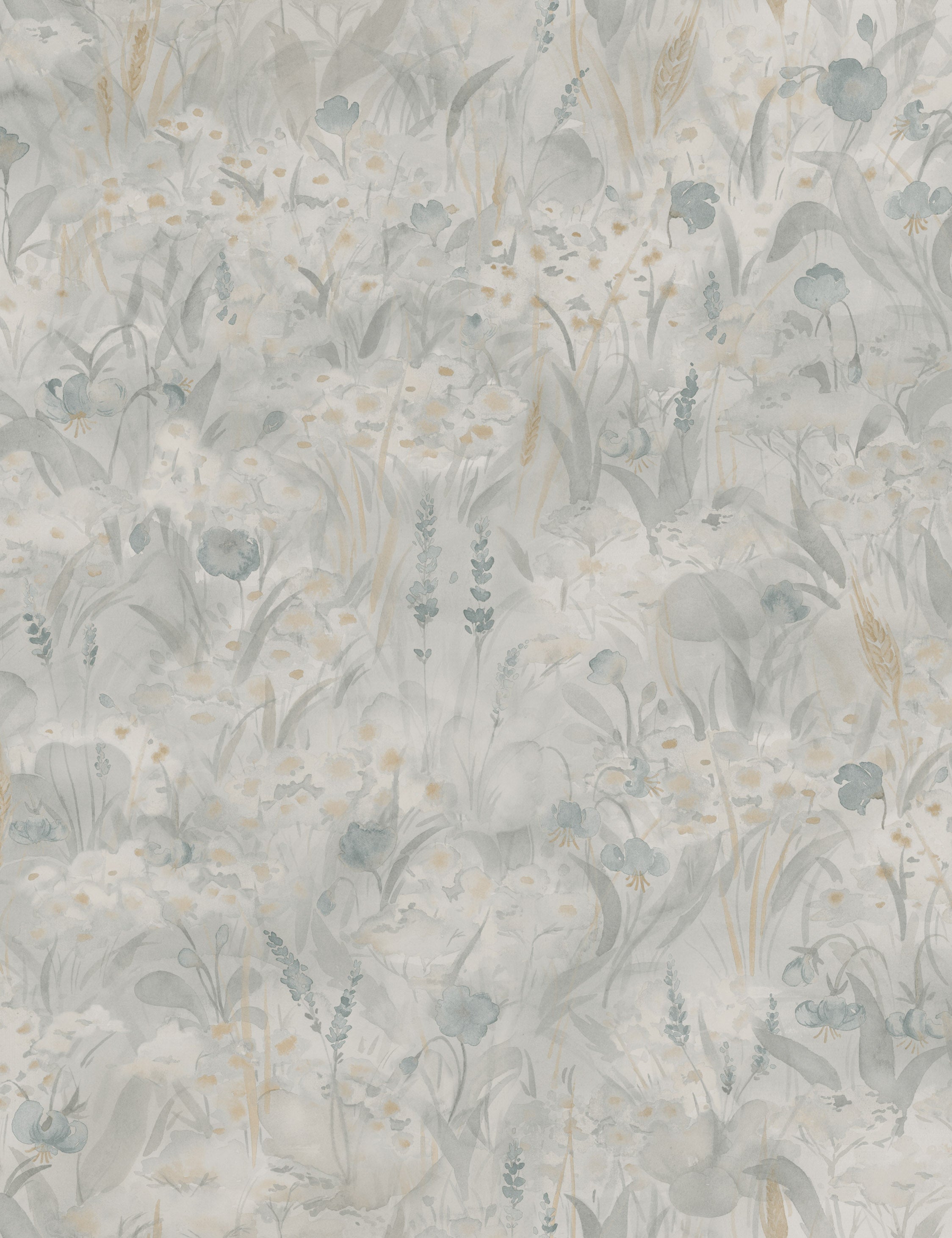 Scalamandre Tove Wallpaper Swatch by Sandberg, Misty Blue