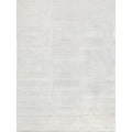 Tovello Modern Handloomed Silky Nylon White Area Rug