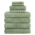 Towels Beyond 8 Piece Turkish Cotton Towel Set 670 Gsm Washcloth Hand Bath Towel