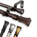 Instyledesign Tower Adjustable Double Curtain Rod Collection