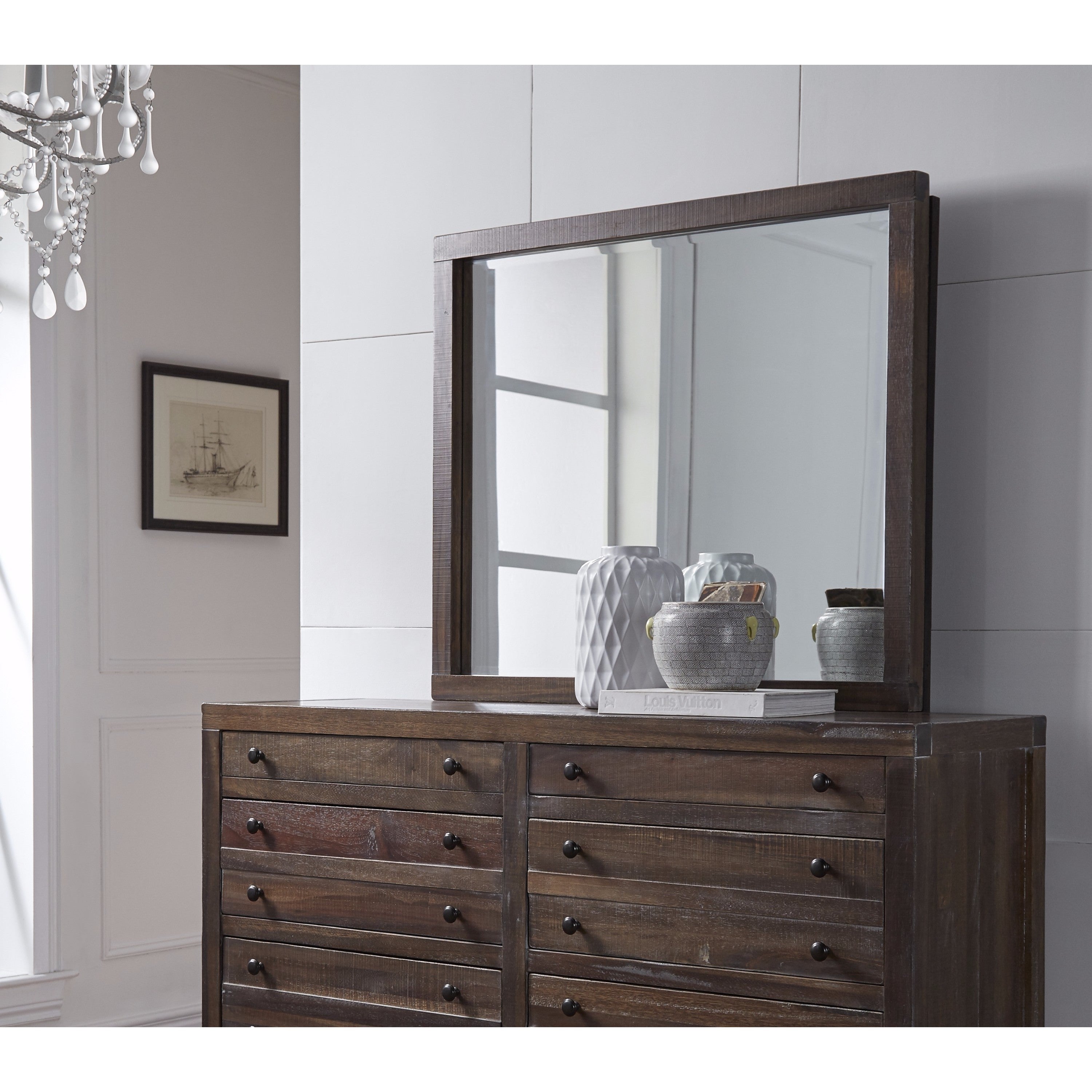 Townsend Java Solid Wood Mirror