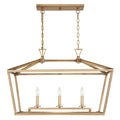Townsend Three Light Linear Chandelier