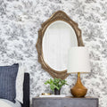 Tracy Silver Wood Oval Mirror