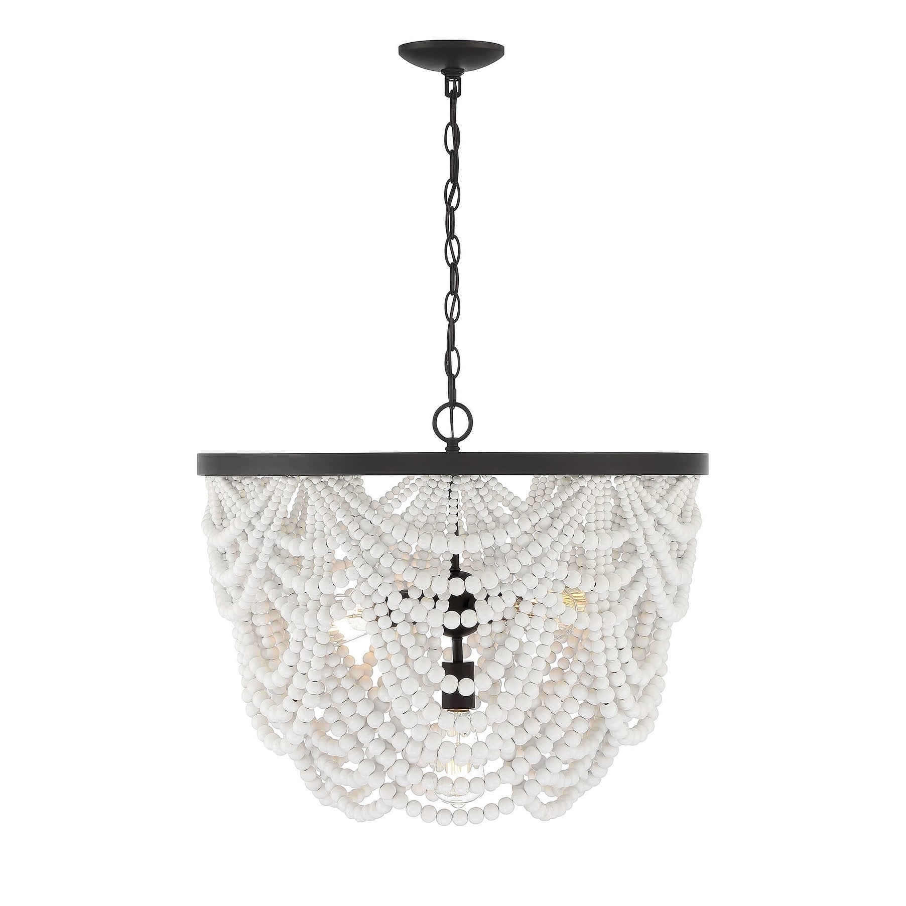 Trade Winds Ashbury 5 Light Chandelier With Bronze