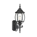Trade Winds Jordan 1 Light Outdoor Wall Lantern In Black