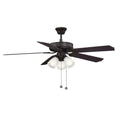 Trade Winds Levi 52 3 Light Ceiling Fan With Frosted White Globes