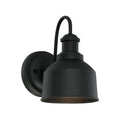 Trade Winds Lighting 1 Light Wall Sconce In Matte Black
