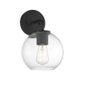 Trade Winds Lighting 1 Light Wall Sconce In Matte Black