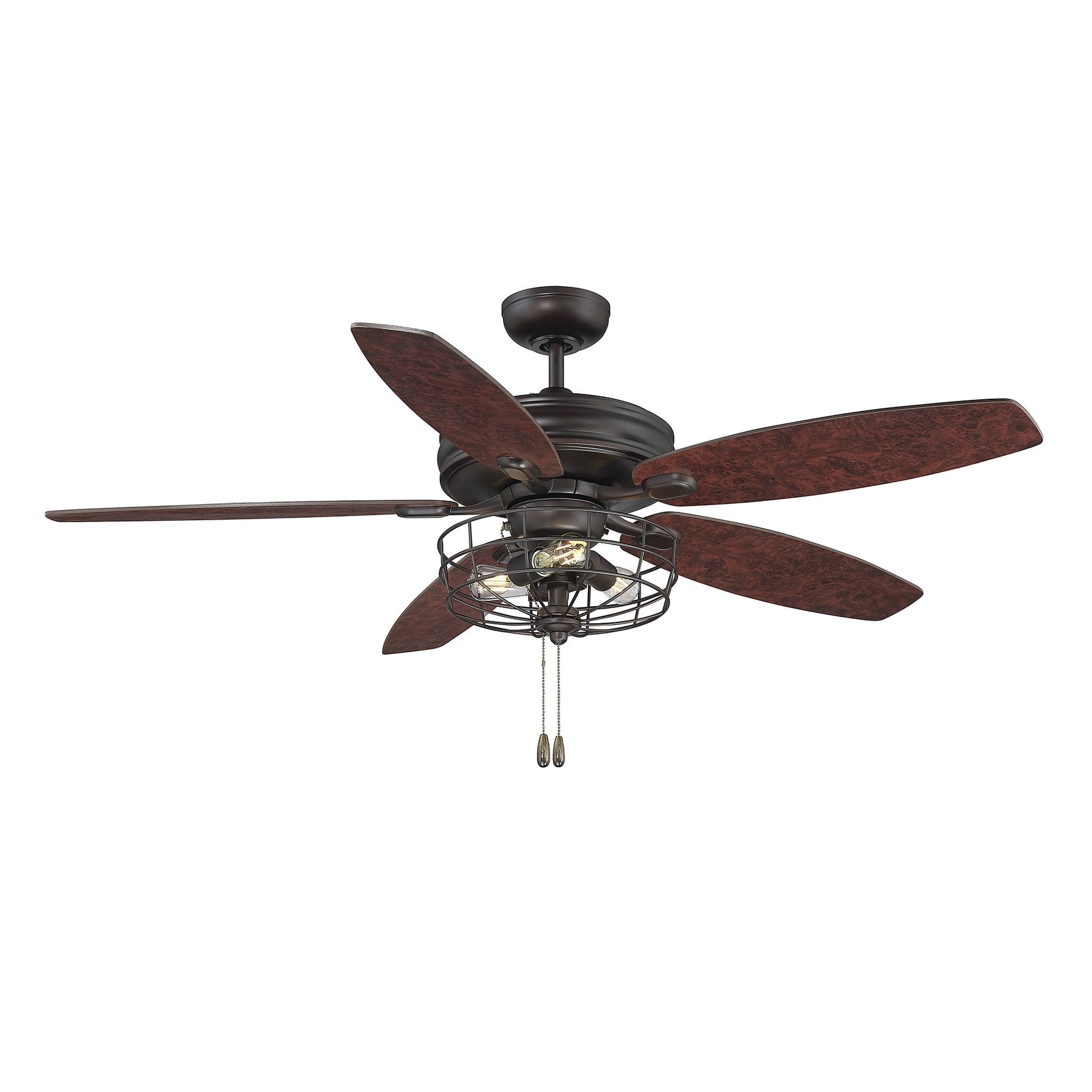 Trade Winds Lighting 3 Light Industrial Style Ceiling Fan