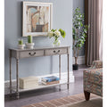 Copper Grove Bamberg Traditional 2 Drawer Washed Oak Console Table