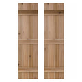 Traditional Board Batten Exterior Shutters Pair