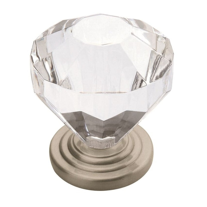 Amerock Classics Collection 1 1 4In L X 1 1 4In Knob 1 1 4In Satin Nickel