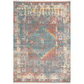Vintage Style Distressed Heat Set Runner Rug 30 X 120 Runner