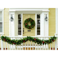 Traditional Woodland Berry Garland B O W Warm White Multi Led Lights