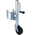 Trailer Jack Boat Trailer Jack 32.8 In Bolt On Trailer Tongue Jack Weight Capacity 1000 Lb With Pp Wheels And Handle