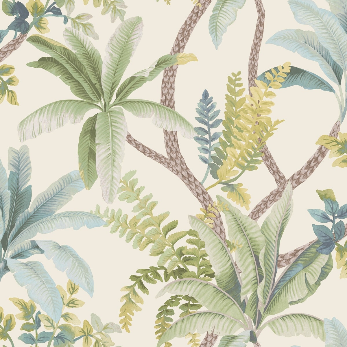 Trailing Palm Non Pasted Wallpaper 396In. X 21In. Covers 56 Square Feet