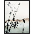 Tranquil Reflections By Treechild Framed Canvas Wall Art