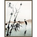 Tranquil Reflections By Treechild Framed Mounted Canvas Wall Art Print