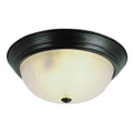 Trans Globe Lighting 58802 Del Mar 3 Light 15 Wide Flush Mount Bowl